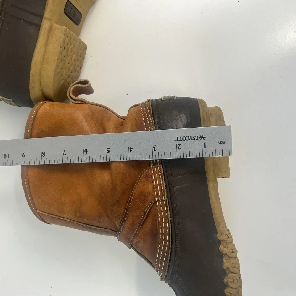 L.L. Bean Maine Hunting Shoe Snow Boots Buckle Mens 11 Brown Gore-Tex Insulated
